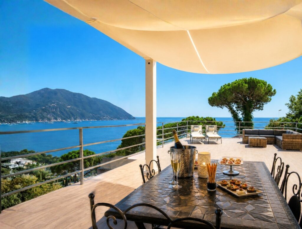 private retreat with sea view portofino counting stars